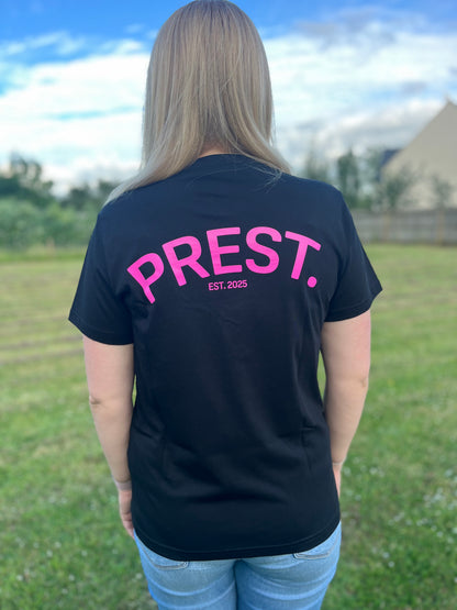Women’s Regular Fit Leisurewear T-Shirt. (Black)